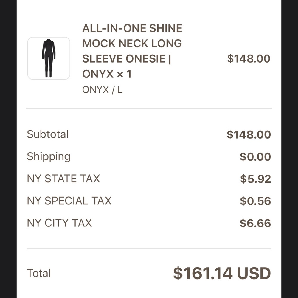 All-in-one Shine Mock Neck Long Sleeve Onesie